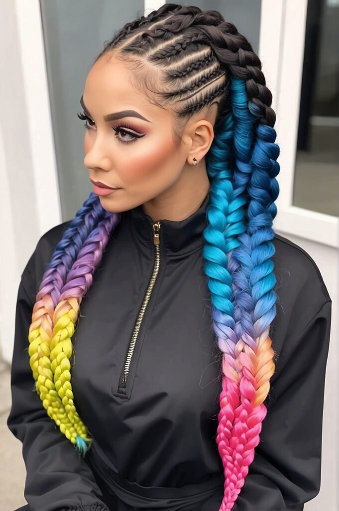 Freestyle Cornrow Braids Ideas for a Chic and Stylish Look 3 Freestyle Cornrow Braids Ideas for a Chic and Stylish Look