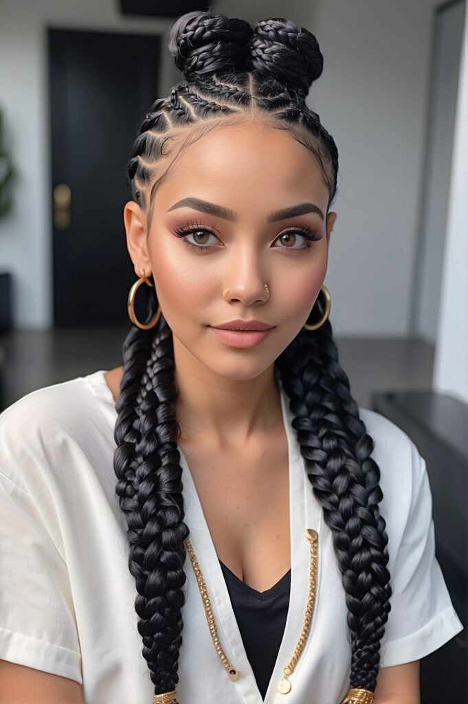 Freestyle Cornrow Braids Ideas for a Chic and Stylish Look 9 Freestyle Cornrow Braids Ideas for a Chic and Stylish Look