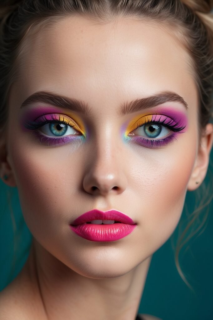 Makeup Looks Inspo 2 10 Must-Try Makeup Looks for 2024: From Neon Accents to Gold Touches
