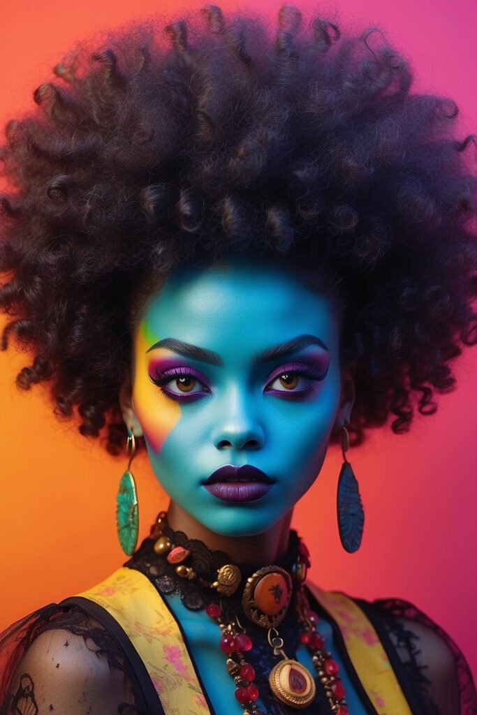 Revolutionize Your Style Top 10 Afro Goth Makeup Looks for a Bold Statement 8 Revolutionize Your Style: Top 10 Afro Goth Makeup Looks for a Bold Statement