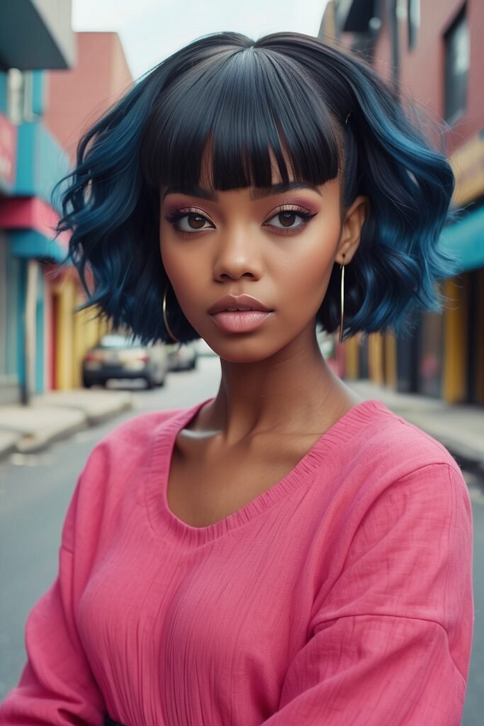 Timeless Wispy Bangs Hairstyles for Black Women Find Your Perfect Look 9 20 Timeless Wispy Bangs Hairstyles for Black Women: Find Your Perfect Look