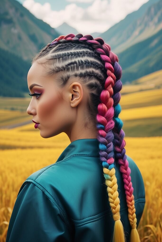 Top All Back Cornrow Hairstyles Timeless Chic Meets Modern Glamour 6 Top 35 All Back Cornrow Hairstyles: Timeless Chic Meets Modern Glamour
