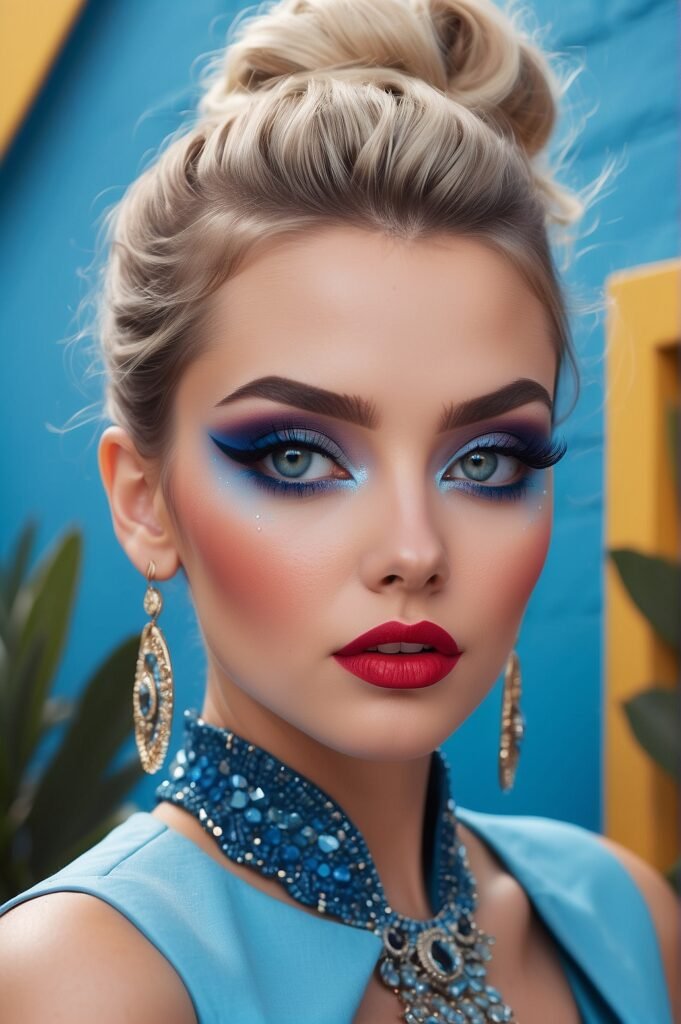 Blue Makeup Looks 3 1 Blue Eyeshadow Makeup Trends 2024: Stay Ahead of the Beauty Game