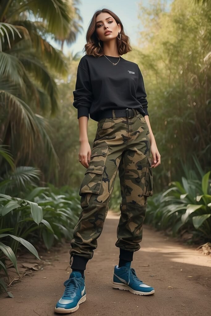 Camo Cargo Pants 8 Camo Cargo Pants Fashion: How to Elevate Your Style Game with Military-Inspired Looks