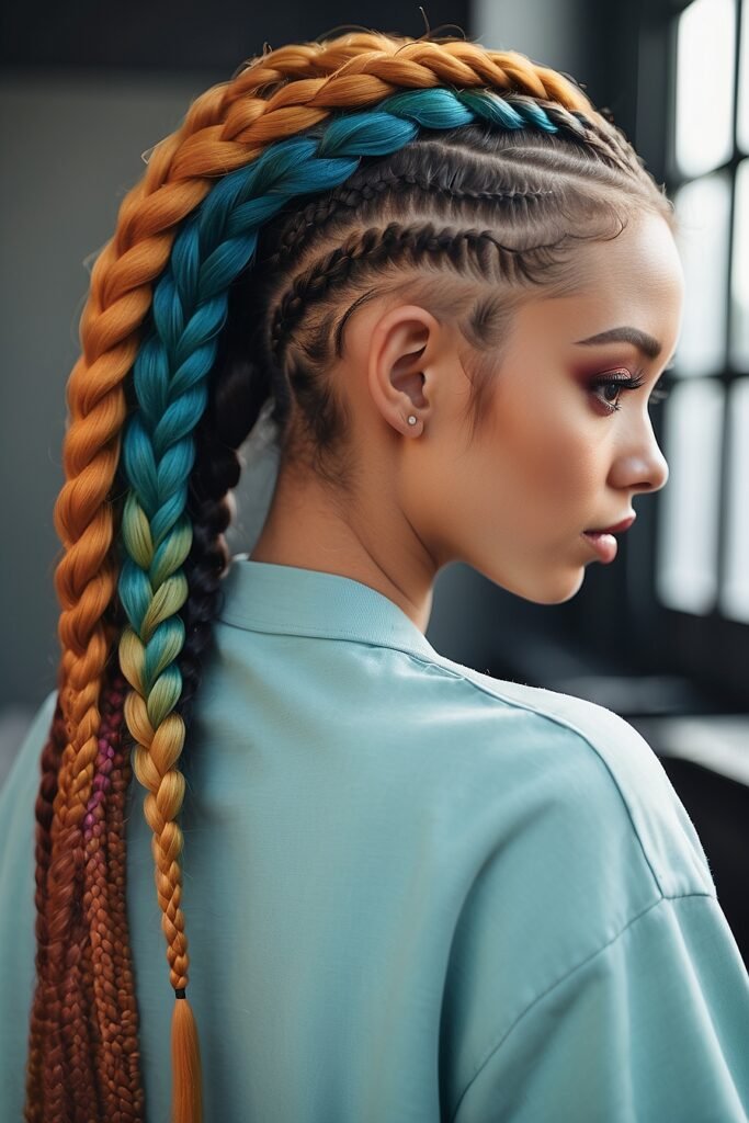 Knotless Braids Hairstyles With Color 9 44 Stunning Knotless Braids With Color to Elevate Your Fashion Game