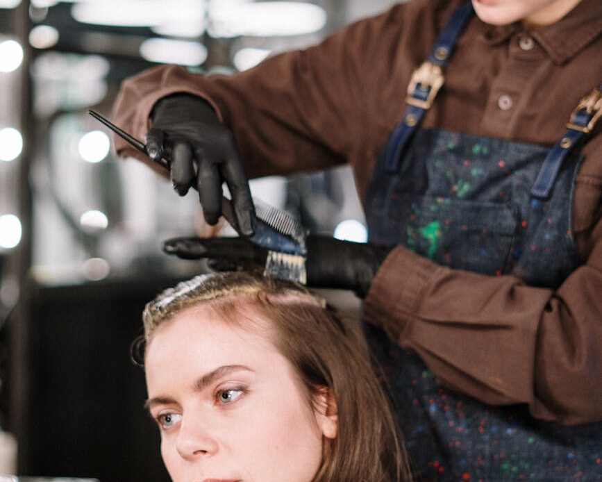 woman at the salon