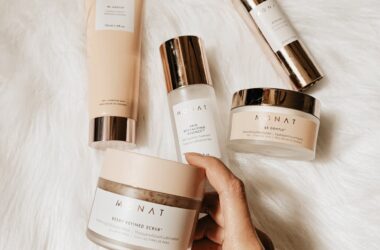 flat lay of beauty treatment